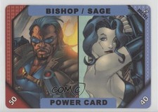 2002 Marvel ReCharge CCG Series 2 Power Card Bishop Sage #133 0i7t