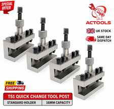 4 X T51 T1 QUICKCHANGE TOOLPOST HOLDER BOXFORD SIZE QUICK CHANGE
