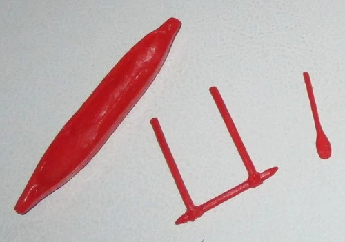 Marx 1950s Jungle Jim Undamaged Native Canoe