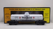 MTH 30-7316 O Texaco Single Dome Tank Car #878991 LN/Box