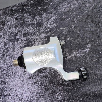 Bishop Rotary V6 Rotary Tattoo Machine Silver Aluminum w/ RCA Clip BR20755