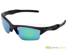 Oakley Half Jacket 2.0 XL Polarized Sunglasses OO9154-34 Matte Black/Jade