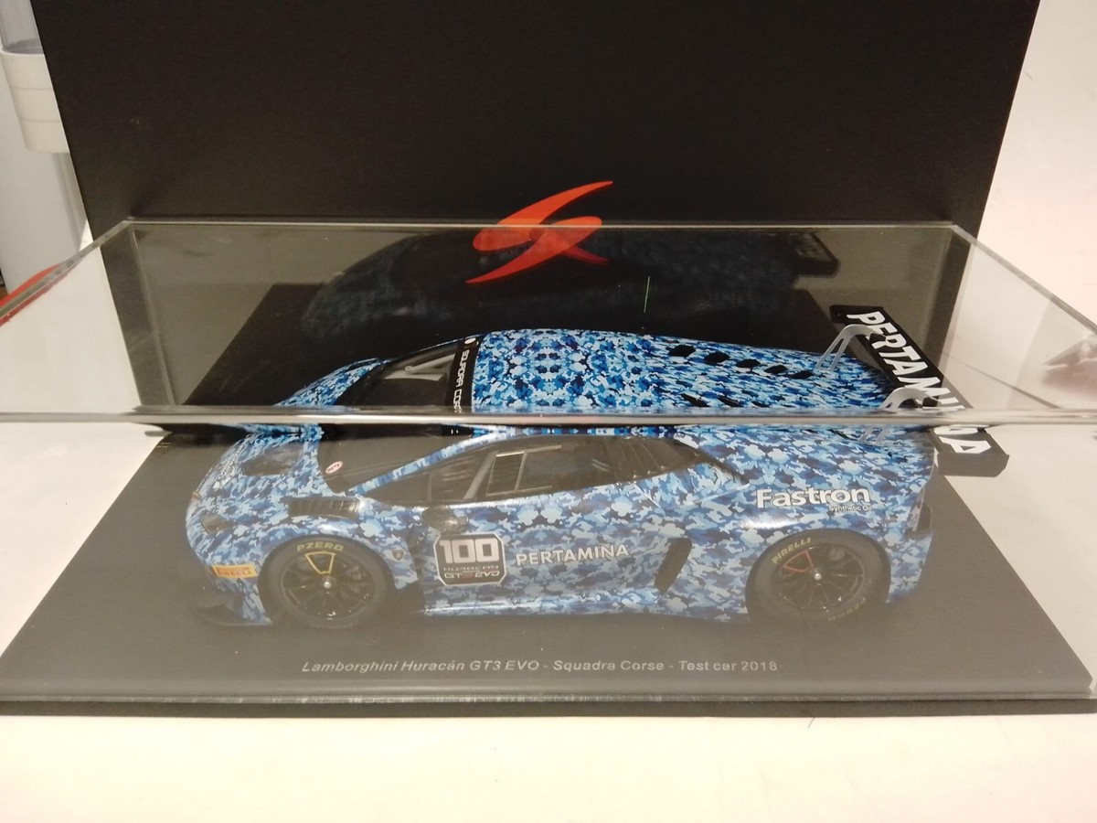 Spark 18S528 Lamborghini Huracan GT3 EVO N°100 - Squadra Corse Test Car - 1/18