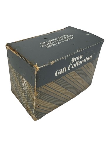 Colección de adornos de Avon Santa en trineo nuevo con caja - Imagen 8 de 9