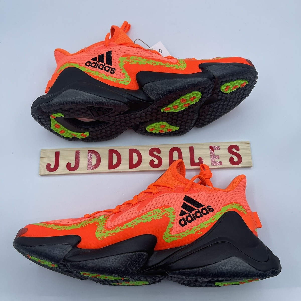 Adidas Mahomes 1 Impact FLX Poison Solar Orange Black IF4806  display picture 1