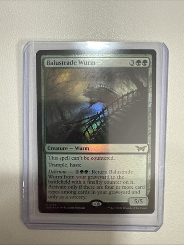 Balustrade Wurm (NM Foil) DSK-0168 Rare MTG - Picture 3 of 4