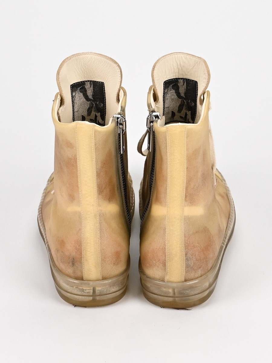 Rick Owens SS23 EDFU Transparent Leather Ramones 43 | eBay