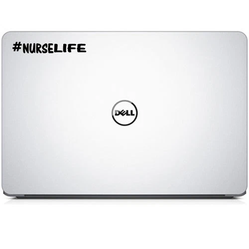 Nurse Life Decal Sticker for Trackpad Laptop Macbook Cup Mug Bottle Hashtag Art - Image 3 of 4