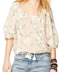boho blouse and jeans