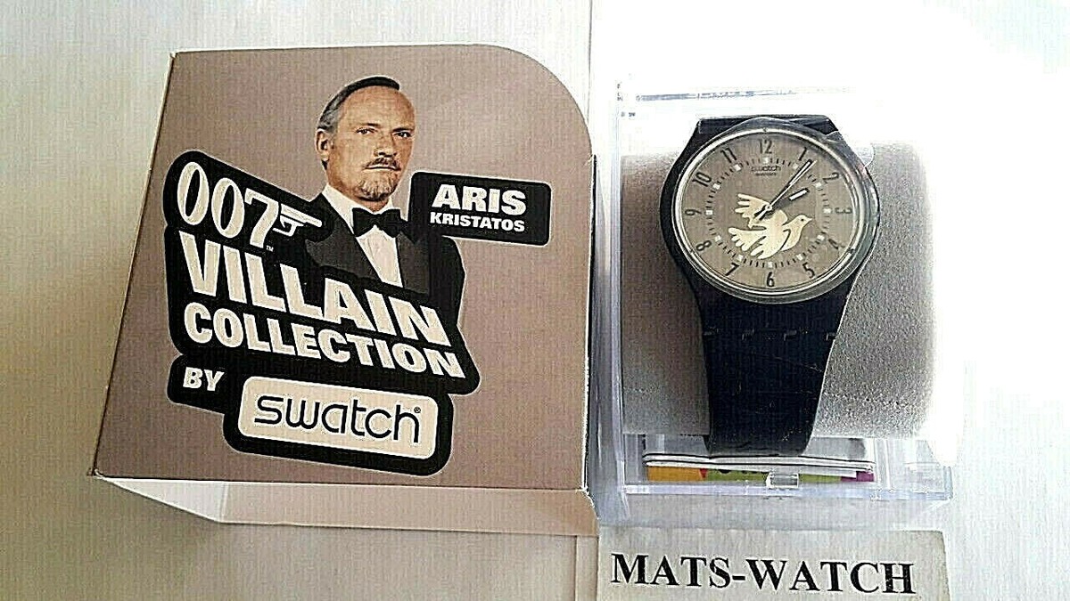Swatch Watch 007 Villain Collection: Aris Kristatos - For Your 