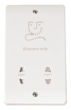 Click Mode White Moulded Light Switches & Sockets - Full Range 20 Year Guarantee