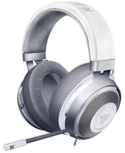 Razer Kraken Mercury White Gaming Headset 3.5mm Cooling Pad RZ04 02830400 R3M1
