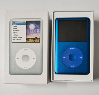 NEW Apple iPod classic 7th Generation Blue (2TB) MP3 - With New