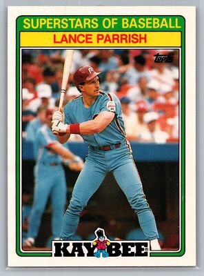 1988 Topps Kay-Bee Superstars of Baseball #22 Lance Parrish