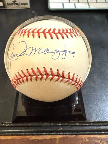 Joe DiMaggio Signed American League Baseball