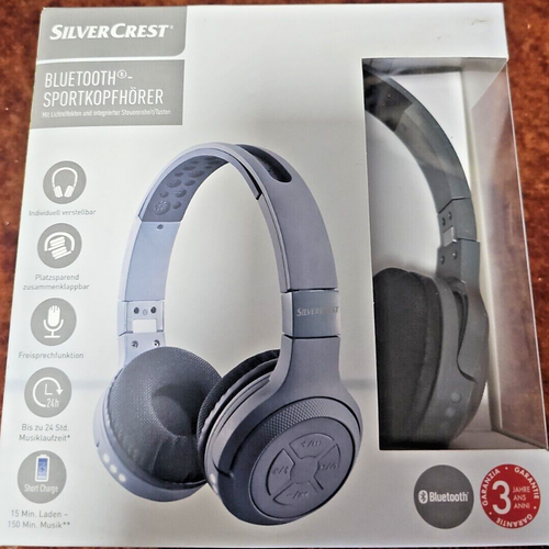 Sport Kopfhörer Bluetooth On Ear Kopfhörer Faltbar mi Freisprechfunktion - Picture 2 of 13