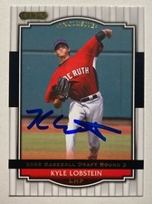 Kyle Lobstein Signed Razor #41 2008 Card Auto MLB RAD