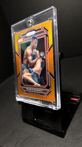 2023 Panini Prizm UFC FRANCIS NGANNOU Orange Prizm #37/99- Heavyweight ๐ฅ๐ฅ๐ฅ - Picture 3 of 5