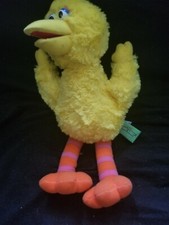 Sesame Street Big Bird Plush 12" Stuffed Animal Yellow Gund 75350 2002