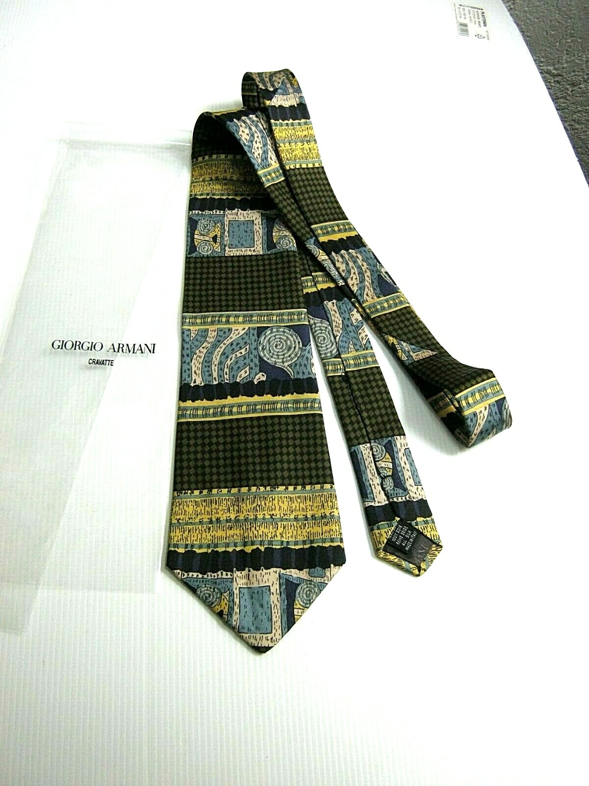 Giorgio Armani Nueva Nueva Pura Seda Idea Regalo Hecho En Italia