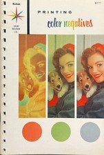 Vintage 1961 , Kodak Color Data Book, Printing Color Negatives, No. E-66  E-52