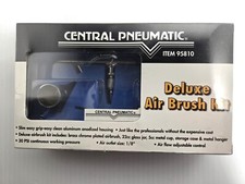 Central Pneumatic Deluxe Air Brush Kit Item 95810 NEW