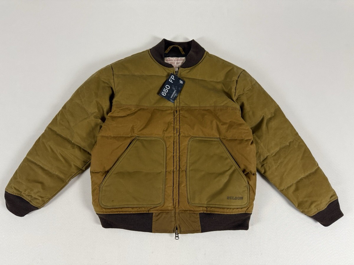 FILSON DOWN BOMBER JACKET DARK TAN M NWT | eBay FILSON DOWN BOMBER JACKET DARK TAN M NWT | eBay