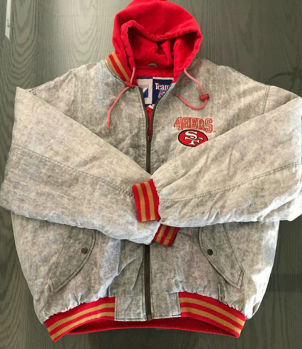 VTG LOGO 7 Mens Jacket Varsity Size X-Large Vintage VTG OG 49ers NFL RARE GRAIL