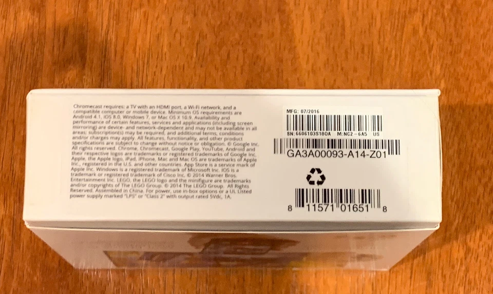 ПУСТАЯ КОРОБКА Google Chromecast  - Изображение 4 из 4