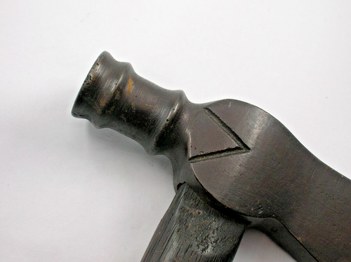 IMPORTANT NATIVE AMERICAN INDIAN TOMAHAWK PIPE WITH DECORATION - LATE 18TH C. - Picture 11 of 16