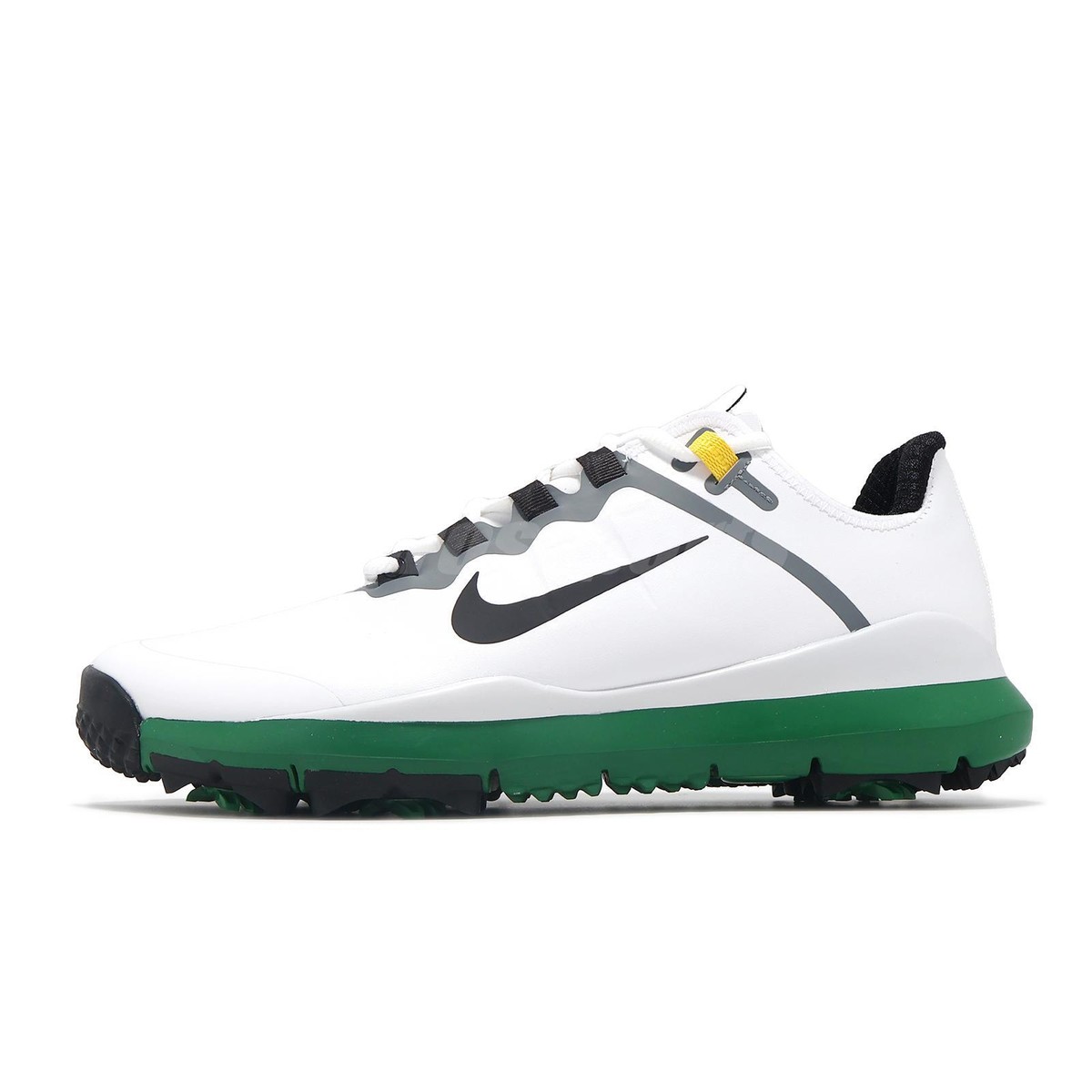 Nike TW 13 Wide White Black Pine Green Men Water Repellent Golf 
