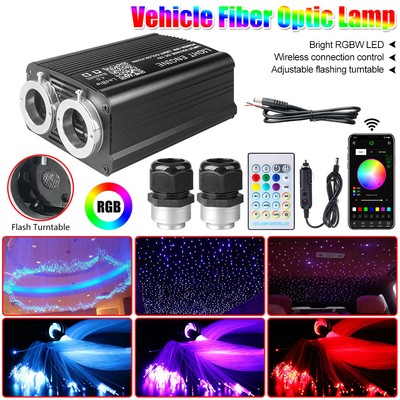 Auto RGBW LED 500-1300 Sternenhimmel Twinkle Meteor Lichtfaser Glasfaser Optik