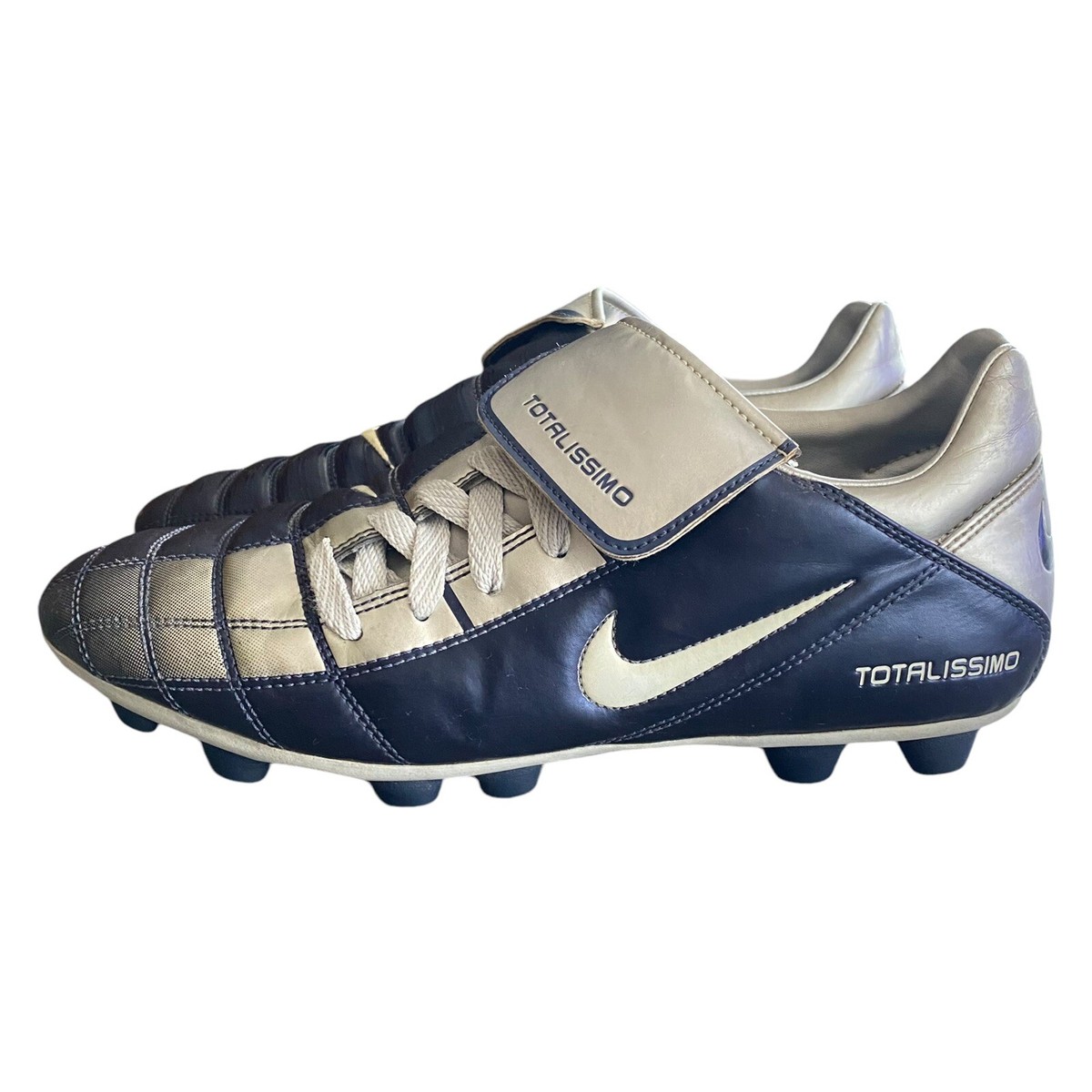 NIKE Totalissimo FG 2004 Blue Silver Football Boots 310049
