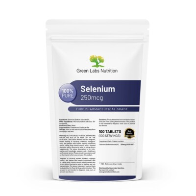 Selen 250 mcg Tabletten   hochdosiert für Schilddrüse, Zellschutz & Immunsystem
