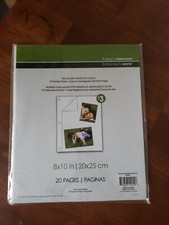 Today's Memories Tomorrow's World 20 Pages Photo Refill Pages 8x10 New Lot Of 4