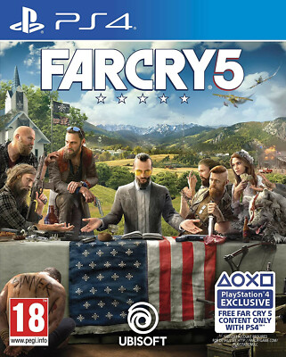 Far Cry 5 (PS4) Makelloser Zustand Schnelle & Kostenlose Lieferung UK Ware
