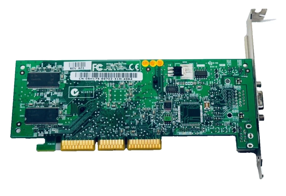 Vintage Gaming NVIDIA P73 AGP 64M VGA/S-Video Graphics Video Card - Image 2 of 2
