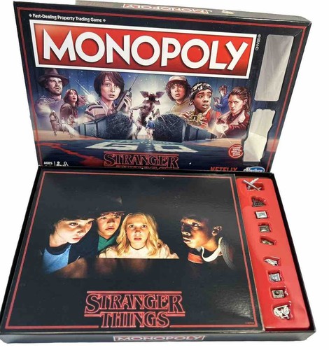 Monopoly Stranger Things Board Game - Great Used Condition - Collectible Edition - Picture 3 of 4