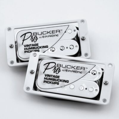 White Zebra Humbucker Pickups Classic Plus ProBucker Alnico II 57 Epiphone