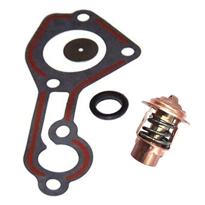 THERMOSTAT KIT 70 75 80 90 115HP For MERCURY MARINER 8032 803061T1 140 DEG New