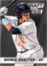 2013 Panini Prizm Perennial Draft Picks #50 Richie Shaffer Tampa Bay Rays