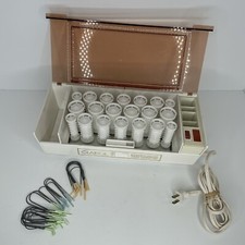 Clairol Kindness Deluxe 3-Way HairSetter Hot Curlers K-400s Rollers with Clips