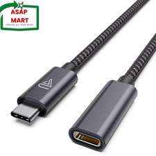 USB C Extension Cable 20Gbps/240W/3.3Ft , Faracent USB 3.2 Type C 3.1 Male to