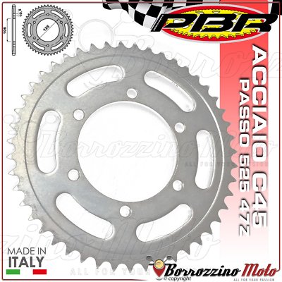ANTRIEBSKRANZ STAHL PBR 47 ZÄHNE SCHRITT 525 TRIUMPH DAYTONA 675 R 2013