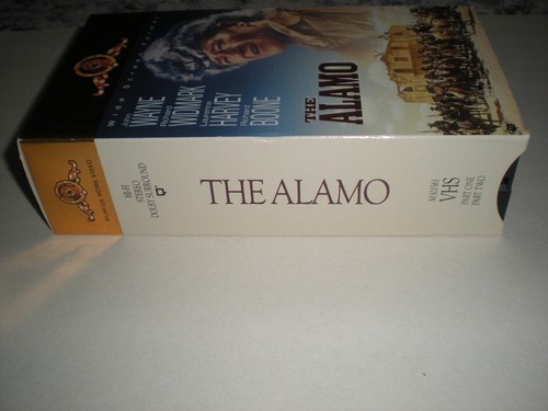 John Wayne "The Alamo" VHS 2 Tape Wide Screen Format Super Clean! - Picture 7 of 8