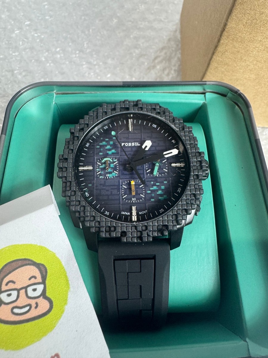 FOSSIL Minecraft x Fossil クロノグラフ Minecraft x Fossil Collection: Release Date, Prices, Photos