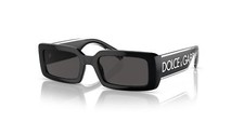 Dolce & Gabbana Women's Narrow Rectangle Sunglasses Black