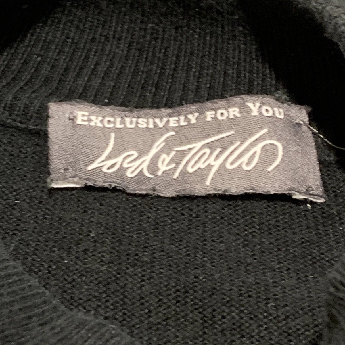 Lord Taylor Mens Black Turtleneck Sweater Size XL eBay