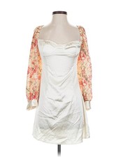 Cider Women White Cocktail Dress XS