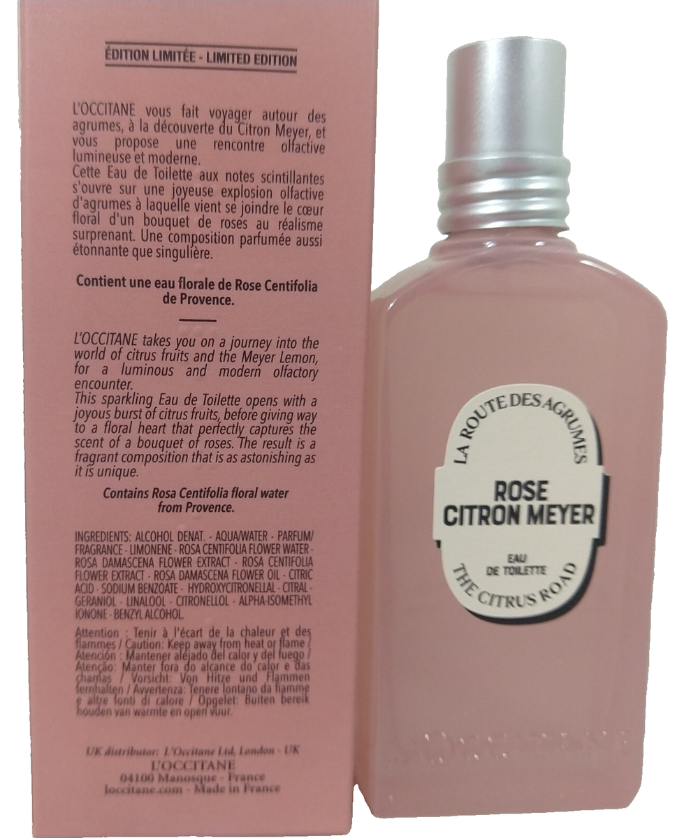 L'OCCITANE ROSE CITRON MEYER プレミアムコンプリート L'OCCITANE ROSE CITRON MEYER プレミアムコンプリート 新発売】ローズ